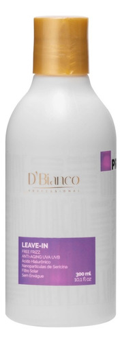 Leave In Anti Frizz Dbianco 300ml Sem Enxague Original.