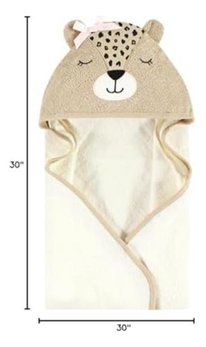Toalla Con Capucha Hudson Baby, Unisex, De Algodón, Con Form