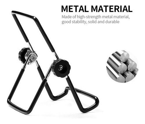 . Soporte Plegable Portátil For Teléfono/tableta, Ajustable