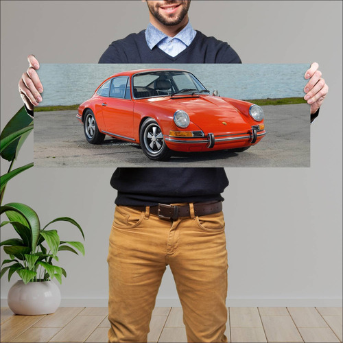 Cuadro 30x80cm Auto 1969 Porsche 911 T Us Auto 52