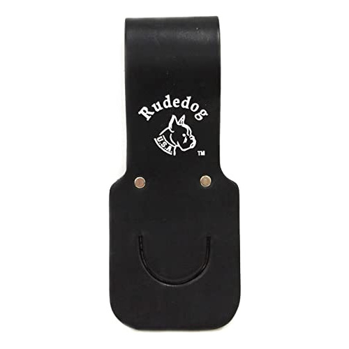 Porta Llave De Boca Simple - Cuero Negro Premium - Rude...