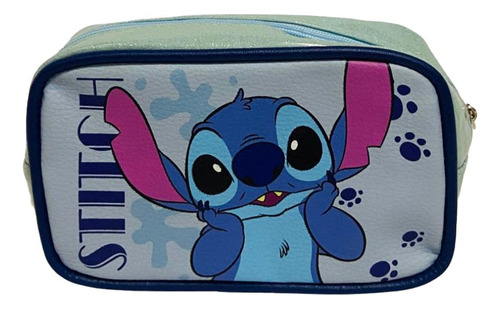 Necessaire Disney Azul Stitch Simples