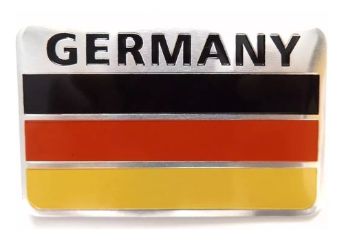 Emblema Bandera Alemania Adherible Metal Audi Bmw Volkswagen
