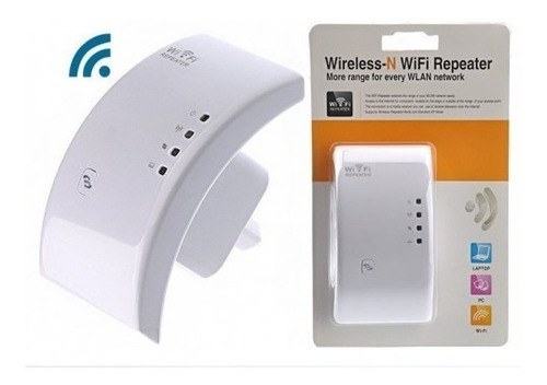 Imagen 2 de 4 de Extensor Rango Wifi Access Point Repetidor 300mbps Mvd Shopp