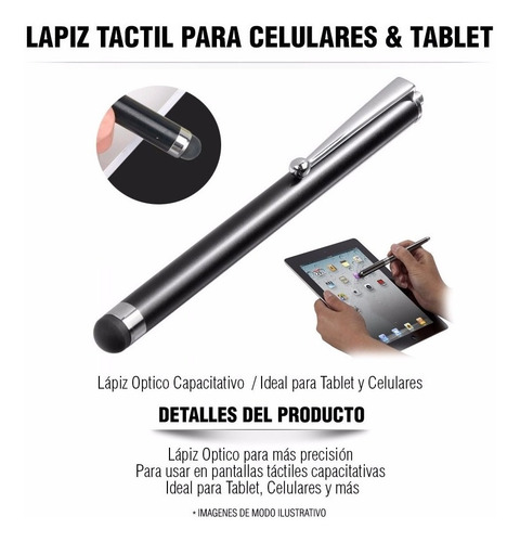 Imagen 4 de 5 de Lapiz Touch Pen Capacitive Smartphone Tablet Universal