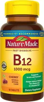 Comprar  B12 1000 Mcg Disolucion Rapida Nature Made 50 Tabletas