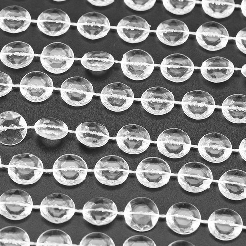 Perlas Acrílicas, 30 M, Con Forma De Cristal, Para Cortinas
