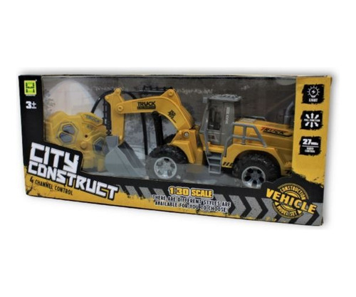 Carro Retro Excavadora C.r  Juguete Blister  Niños