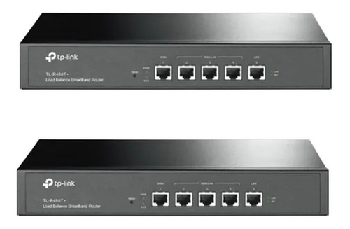 Router de banda ancha con balanceo de carga,4 puertos WAN,Fuente de alimentación interna universal,Entrada AC100-240V~50/60Hz TP-Link TL-R480T 
