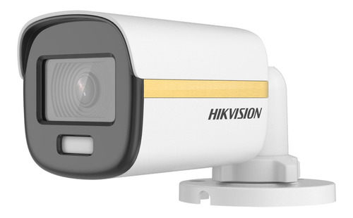 Cámara Seguridad Hikvision Colorvu Cctv 2mp Ds-2ce10df3t-pf Color Blanco