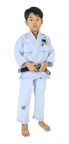 Kimono Jiu Jitsu Kvra Alfa Branco Infantil