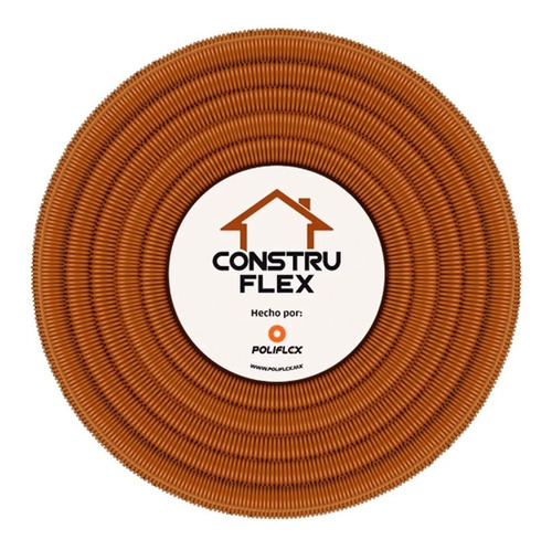 Poliflex Construflex 3/4 - Rollo 50 Mts Con Guía - Oferta