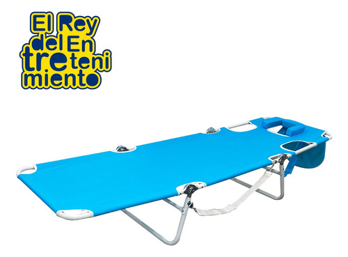 Imagen 8 de 10 de Pack 3 Silla Playa Reposera Aluminio 5 Posiciones - El Rey