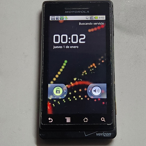 Motorola Droid A855 Cdma Para Revisar O Piezas, Pila Original,!! Leer Descripcion!!, Celular Retro Clasico Coleccion Vintage Qwerty Sony Ericsson Negro (Usado)
