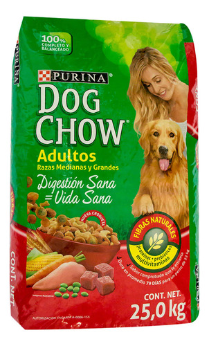 Alimento Para Perro Dog Chow Razas Medianas/grande 25 Kg