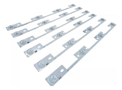 Tiras De Leds Para Rca L40t20smart - 6 Tiras 4 Leds