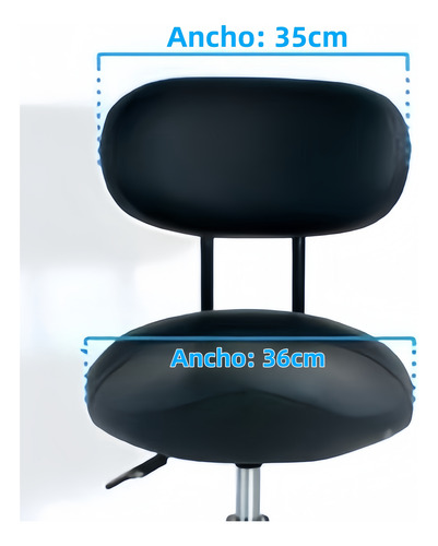 Silla De Bar Con Ruedas Asiento Tipo Silla De Montar Profesi