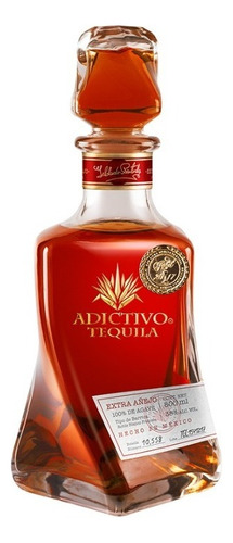 Tequila Extra Añejo Agave Azul Barrica Roble 800 Ml Adictivo