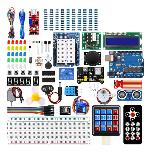 Kit De Electrónica Arduino Uno R3 Con Ide Componentes