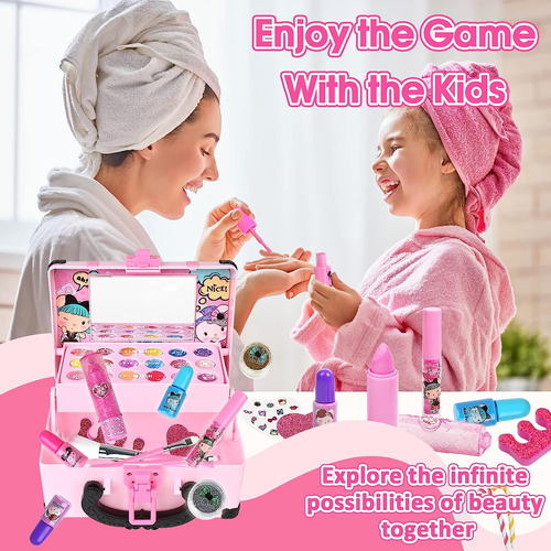 Kit De Maquillaje Infantil De 32 Piezas Para Niñas, Set