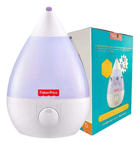 Umidificador Humidificador De Ar Fisher Price Ultrassônico Branco