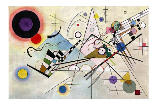 Lamina Fine Art Composicion Viii Kandinsky 50x35 Cm Myc