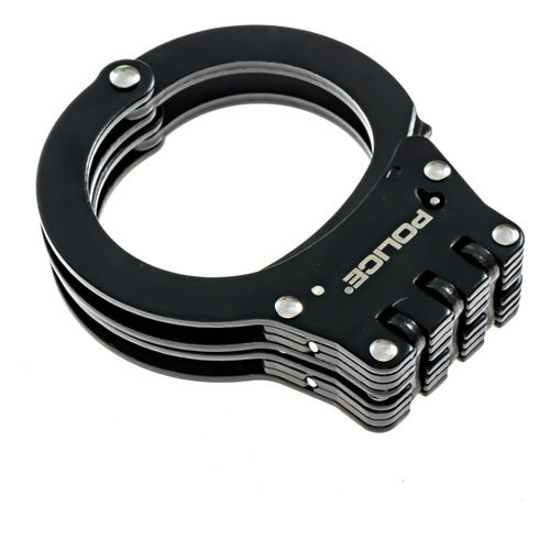 Handcuffs Police, Resistentes, Con Bisagras De Doble Cierre,