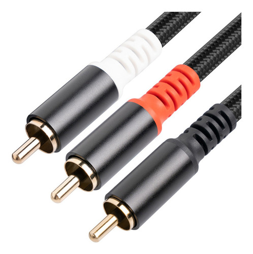 - Cable Adaptador Rca Y Subwoofer Cable En Y 1x Rca A 2x