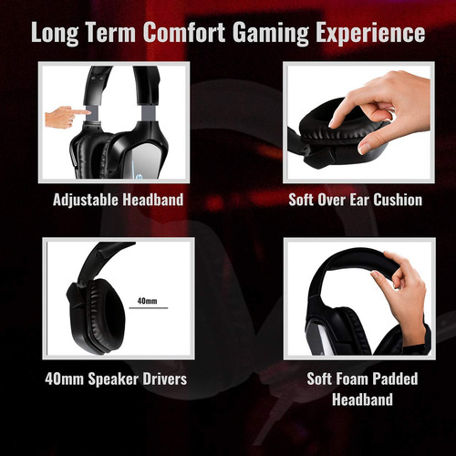 Auriculares Para Juegos Hp H220s Con Cable Usb