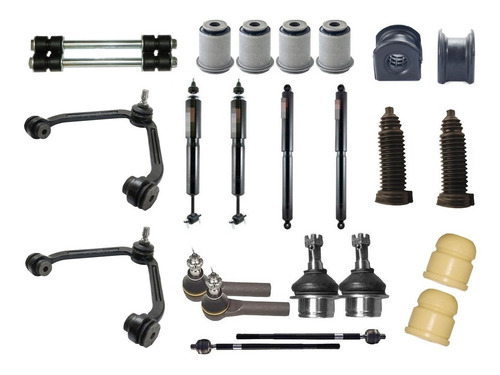 Kit Suspensão Dianteira Ford Ranger 2005 A 2012 - 24 Peças