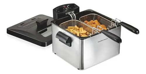 comprar Freidora Hamilton Beach Con 2 Canastas, 19 Tazas - 4 5 Litro