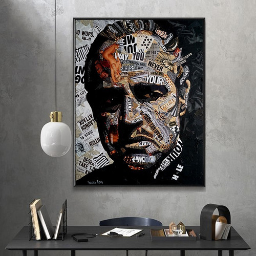 Imagen 3 de 10 de Cuadro-el Padrino -decorativo-ultra Hd 100x70cm.