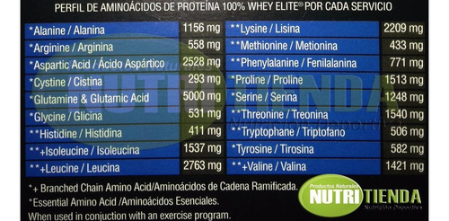 100% Whey Elite - 10 Libras - Músculo, Definición, Proteína