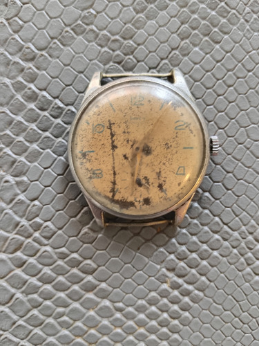 Reloj Antiguo Diwen. Suizo. Funcionando Sin Malla Plateado Marrón (Usado)
