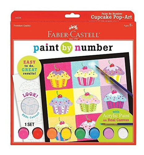 Kit Pintura Por Números Cupcake Faber-castell
