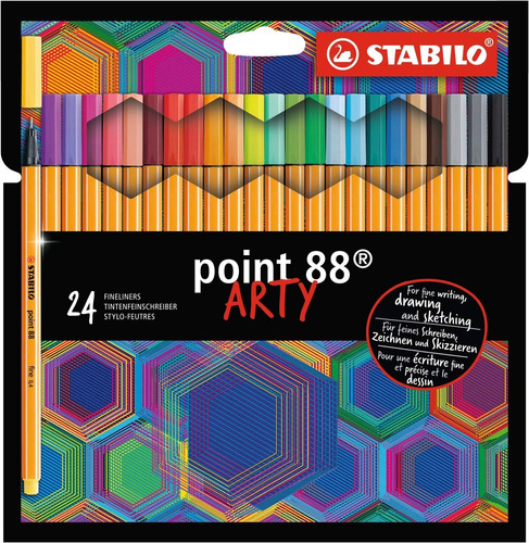 Stabilo Fineliner Punto 88 Arty Paquete 24 Colores Surtidos