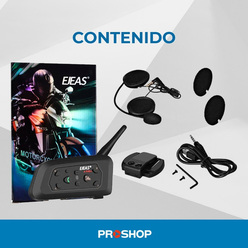 Imagen 10 de 10 de Intercomunicador Bluetooth Kit Manos Libres Casco Moto Modelo Nuevo