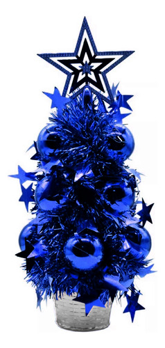 Arbol De Navidad Decorado Pino Color Fiestas Pettish Online Color Azul