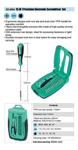 Conjunto De Destornillador Electrónico De Precisión De