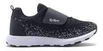 Comprar Zapatilla Niño Kickers Harry Con Abrojo Lona Negro