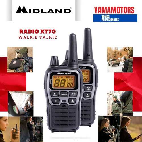 Midland Radios (walkie Talkie) (1set/2pcs) (ht70 Twin) 