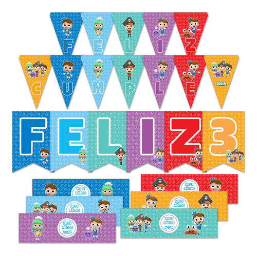 Paco Marinero Baila Kit Imprimible Personalizado Candy Bar