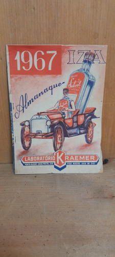 Almanaque Iza Laboratório Kraemer 1967 (Usado)