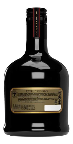 Caja De 12 Brandy Azteca De Oro 700 Ml