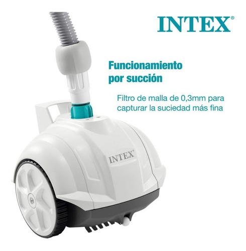 Aspiradora Robot De Piscina Limpiafondo Intex Zx50