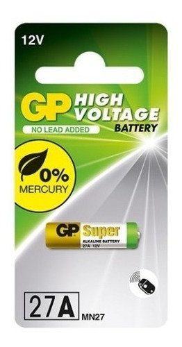 Batería Pila 27a 12v Para Remotos Alarmas Gp