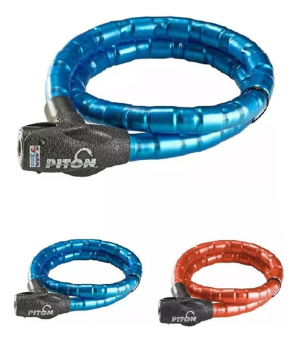 Jm Linga Piton Cadena Seguridad Mld220 Azul / Rojo 1.50mts 