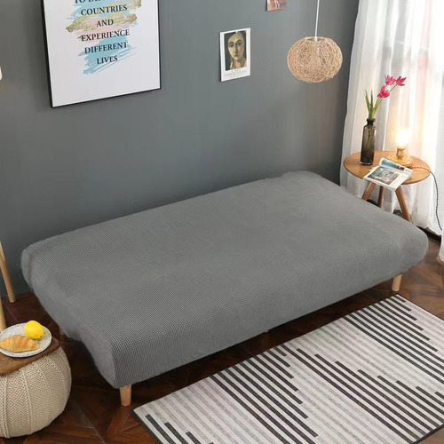 Funda Elástica De Sofá Protectoras 3plazas Sillón Cubre Sofá Color Light Gray Partículas