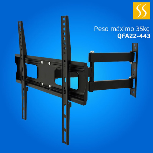 Soporte De Pared Giratorio De Tv Fuerte 26-55 35kg Envios