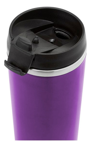 Thermos Vaso Térmico Vision Colores Acero Inox. 350 Ml Violeta